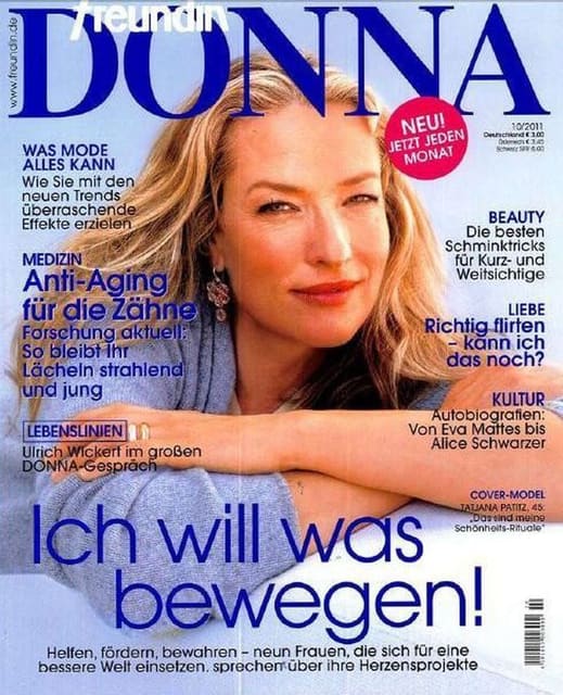 Donna magazine October 2011 Cover — Donna Magazine Germany