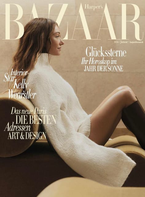 Harper's Bazaar Germany January 2024 Cov... — Harper's Bazaar Germany