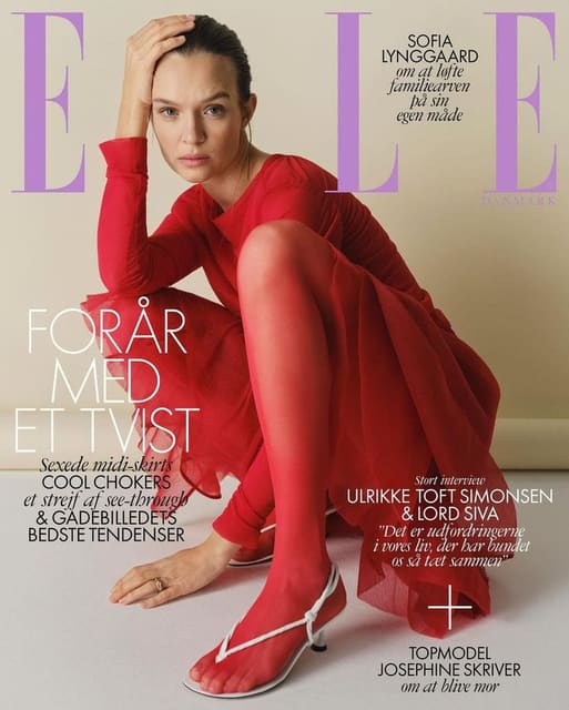 Elle Denmark March 2024 Cover — Elle Denmark
