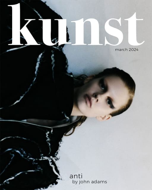 Kunst Magazine March 2024 Cover by John Adams — Kunst Magazine