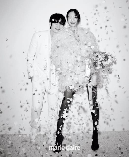 celebrations! By Minju Kim — Marie Claire Korea