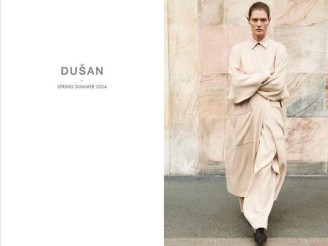 Dušan Spring Summer 2024 — Dušan