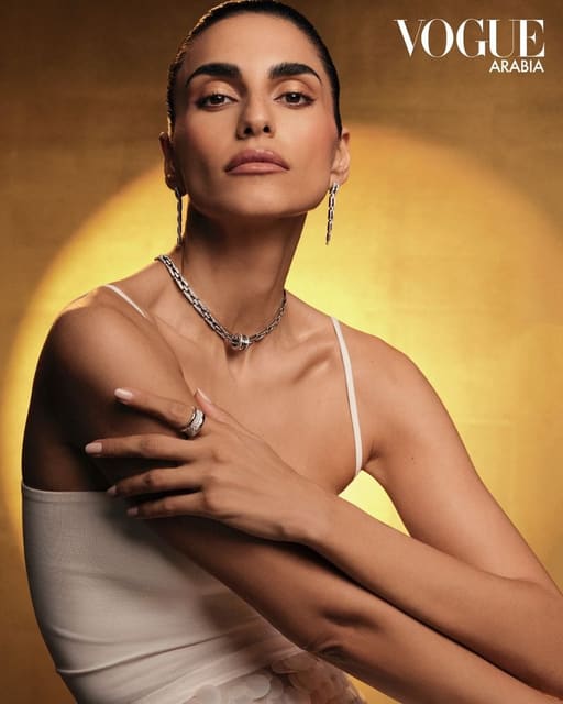 Farnoush Hamidian Douses Herself in Bulg... — Vogue Arabia