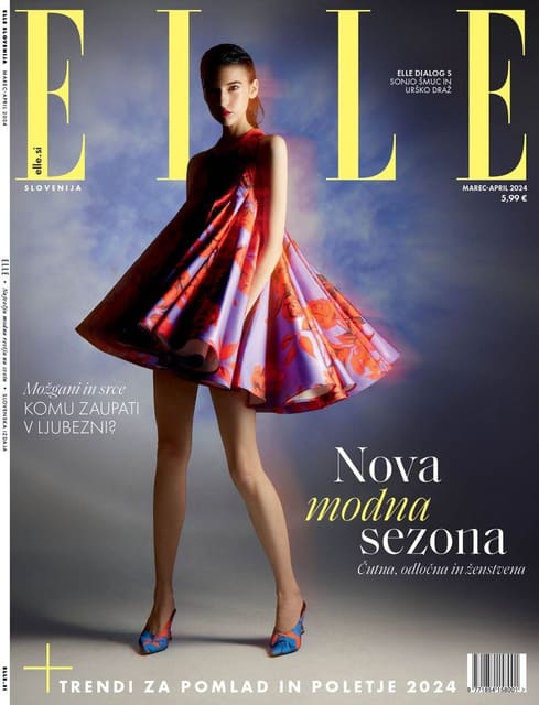 Elle Slovenia April 2024 Cover, photo: M... — Elle Slovenia