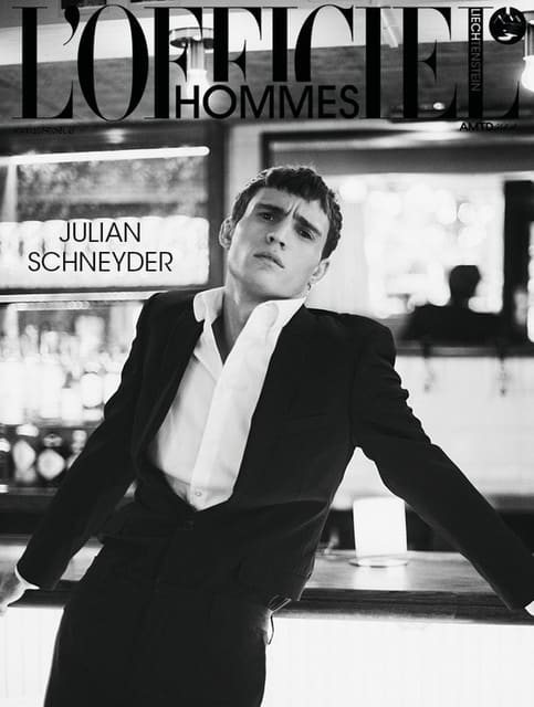 L'Officiel Hommes Liechtenstein March 2024 Cover — L'Officiel Hommes Liechtenstein