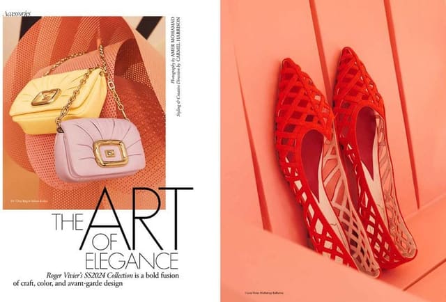 The Art Of Elegance Roger Viver Special — Elle Arabia