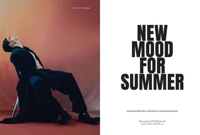 New Mood For Summer — Harper's Bazaar Thailand Men