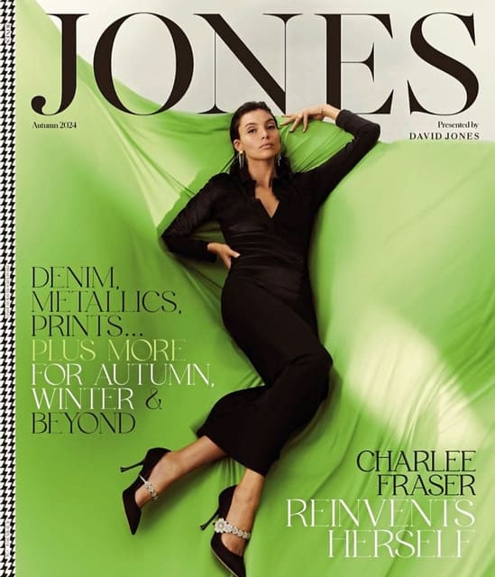 JONES Magazine Autumn 2024 Cover (photographed by Jordan Drysdale) — David Jones