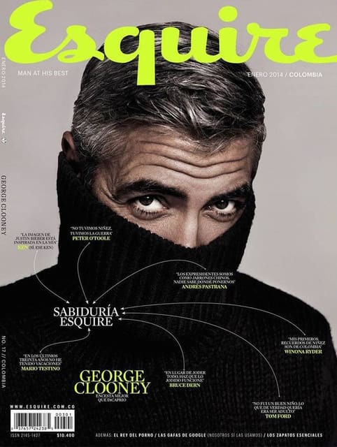 Esquire Colombia January 2014 Cover — Esquire Colombia