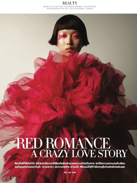 Red Romance — Harper's Bazaar Thailand