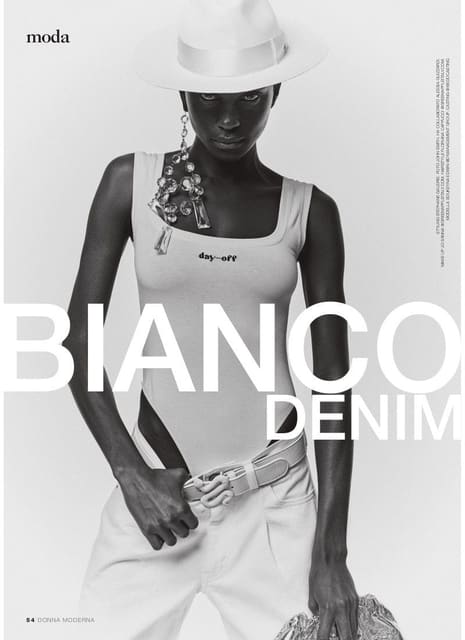 Bianco Denim for Donna Moderno