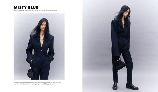 Misty Blue - Photography: Ruben Vega/ Fa... — White Paper by ______