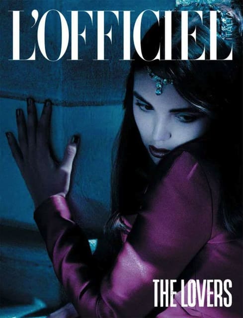 L'Officiel Italia Sept 2013 inside cover
