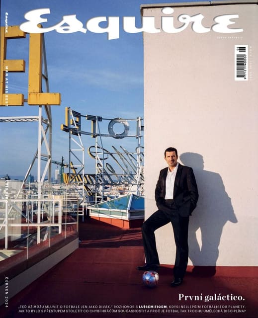 Esquire Czech Republic June 2024 Cover - LUIS FIGO — Esquire Czech Republic