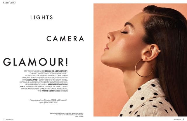 Lights Camera Action Cover Story — Elle Arabia