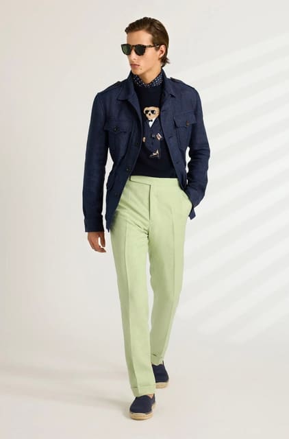 Ralph Lauren Purple Label S/S 25 Men's P... — Ralph Lauren