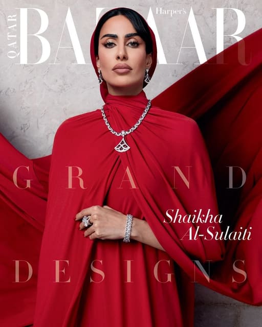 Harper's Bazaar Qatar Feb 2024 Cover: Shaikha Al-Sulaiti — Harper's Bazaar Qatar