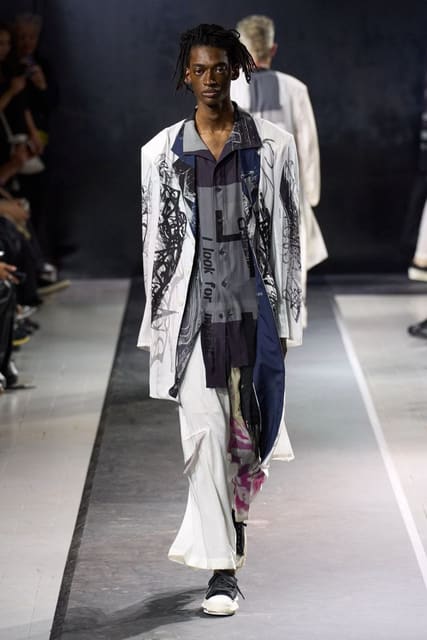Yohji Yamamoto S/S 25 Men's Show — Yohji Yamamoto