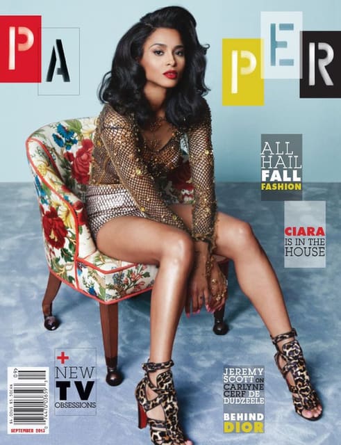 PAPER MAGAZINE SEPT 2013 COVER — Paper Magazine