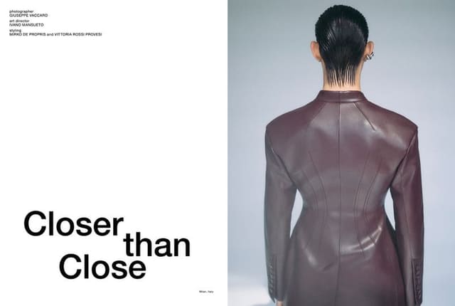 Closer than close — Numéro Homme Switzerland