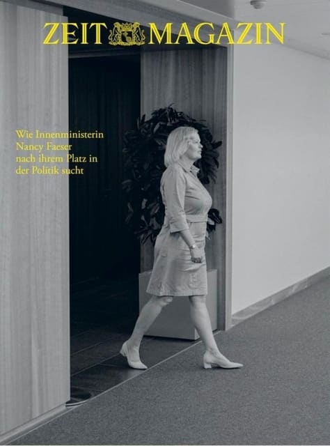 How Interior Minister Nancy Faeser is lo... — Zeit Magazine