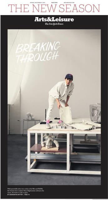 Breaking Through with Nairy Baghramian — The New York Times Magazine