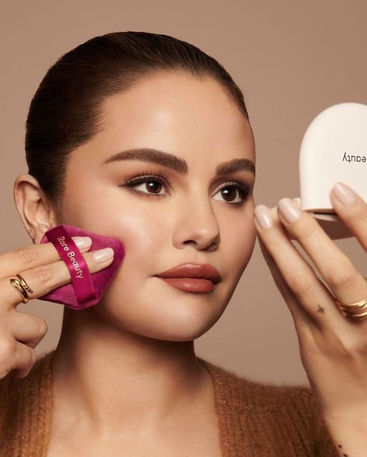 True to Myself Tinted Pressed Finishing Powder Campaign — Rare Beauty by Selena Gomez