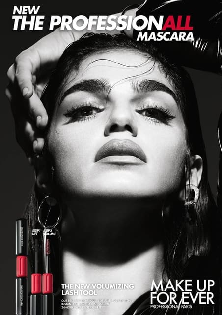 The Professionall Mascara campaign 2022 — Make Up For Ever