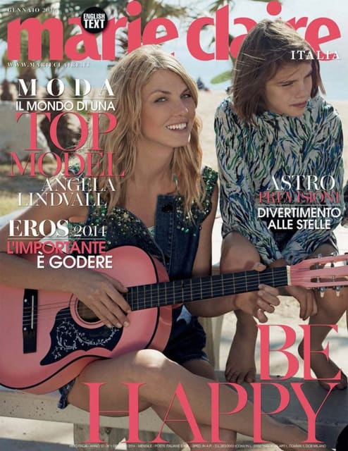 Marie Claire Italy January 2014 Cover — Marie Claire Italia