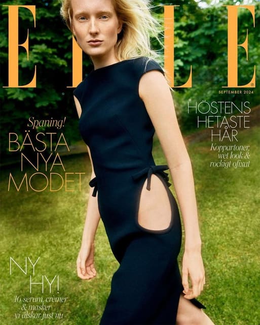 Elle Sweden September 2024 Cover — Elle Sweden