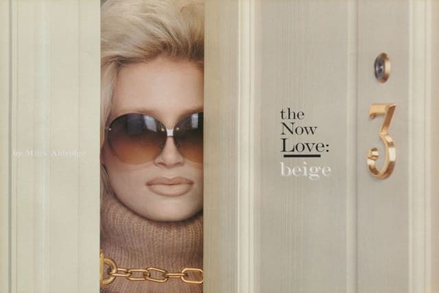 The Now Love: Beige — Vogue Italia