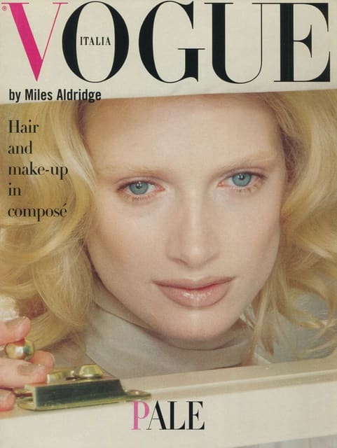 Vogue Italia October 2000 Beauty Cover — Vogue Italia