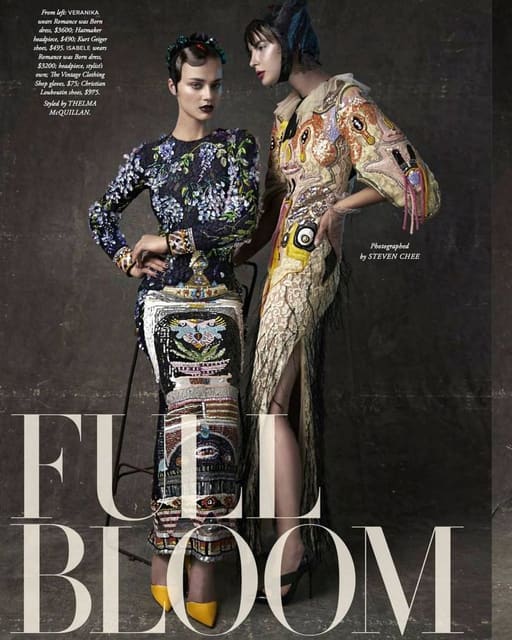 "Full Bloom" by photographer Steven Che... — Harper's Bazaar Australia