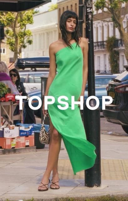 Premium green one shoulder midi dress by Russell Skellon — Topshop