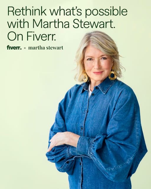 Fiverr: Martha Stewart