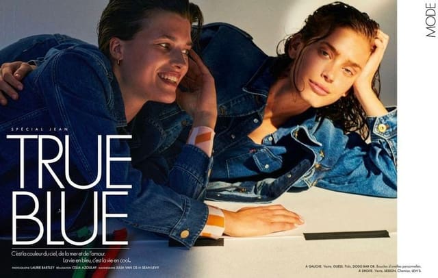 TRUE BLUE — Elle France