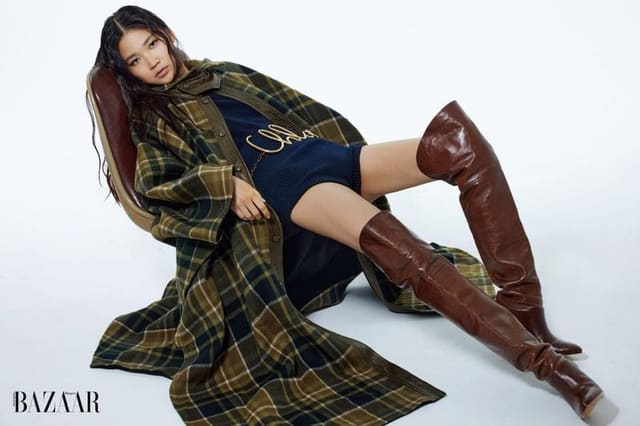 The Magic of Checks by Man Wai — Harper's Bazaar Hong Kong
