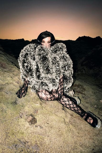 Björk in Noir Kei Ninomiya S/S 2024 — Purple Magazine