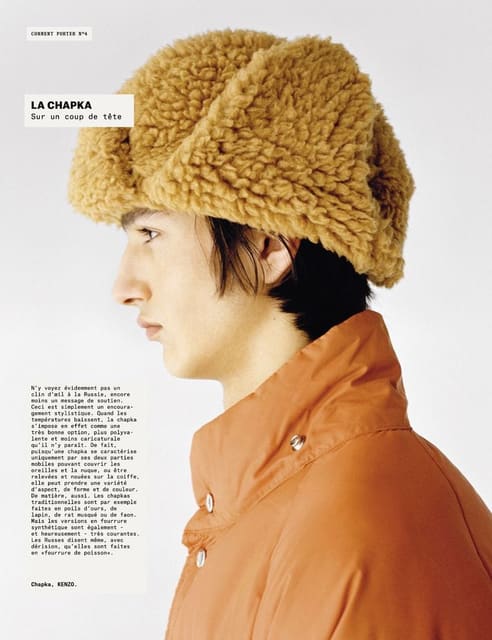 La chapka — L'Étiquette Magazine