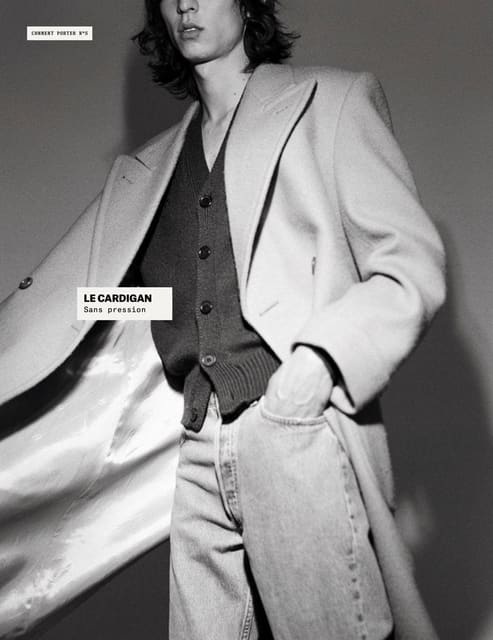 Le cardigan — L'Étiquette Magazine