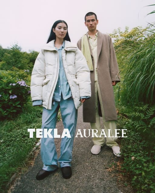 Auralee x Tekla 2024 Collection — Tekla