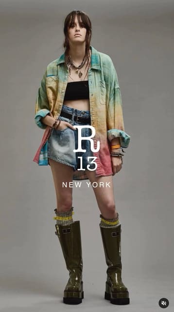 R13 Spring/Summer 2024 Lookbook Drop 2 — R13
