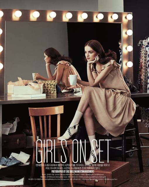 Girls on set — Vogue Girl Korea