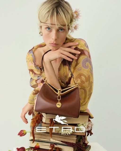 Etro Vela Bag 2024 Campaign — Etro
