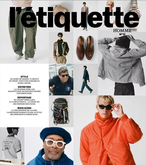 L'Etiquette Homme Magazine #13 Fall/Winter 2024 Covers — L'Étiquette Magazine