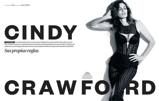 CINDY CRAWFORD Sus Propias Reglas — El Pais Semanal