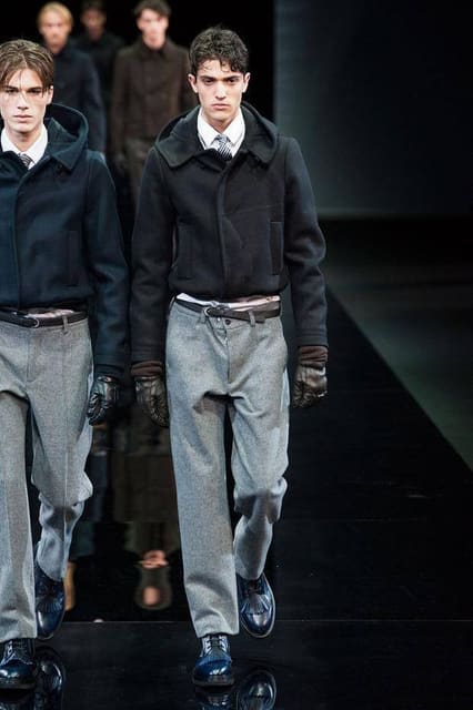 Giorgio Armani F/W 14 Men's Show — Giorgio Armani
