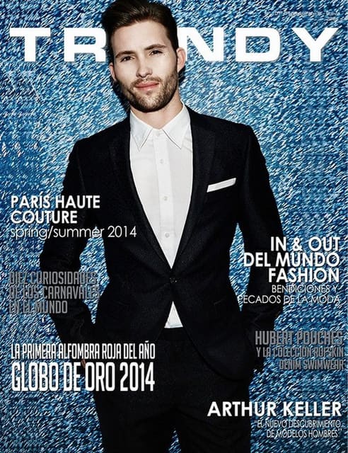 Trendy magazine February 2014 Cover