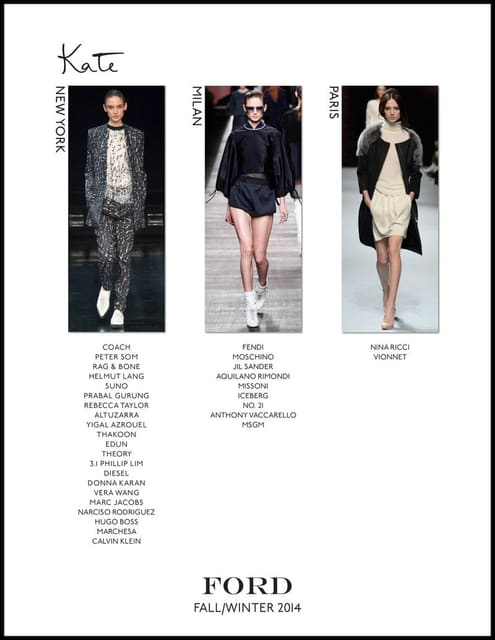Ford Models F/W 2014 Show Report