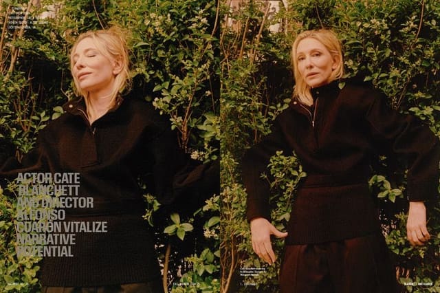 ACTOR CATE BLANCHETT AND DIRECTOR ALFONS... — Document Journal